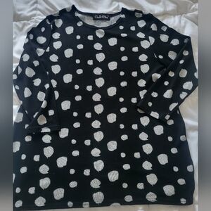 Cherie Bliss Polka Dot Sweater